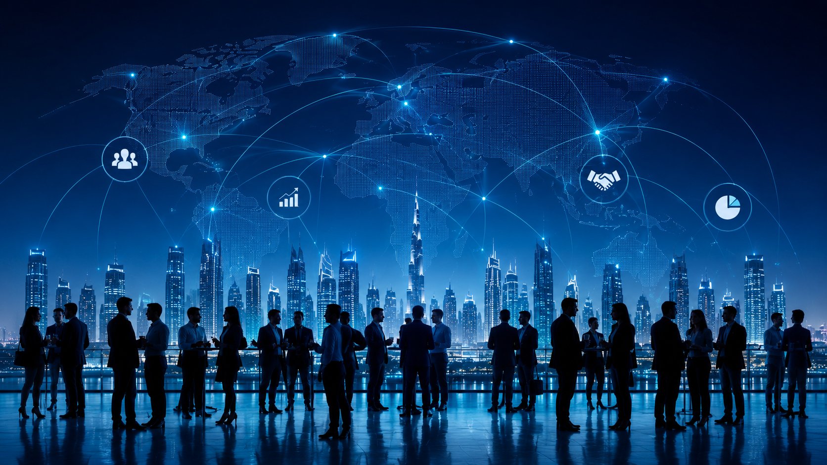 Illustration of the Mobile Guild partner network